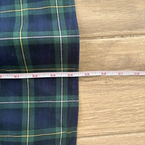 Polo Ralph Lauren Button Down Shirt Men's 4XB Blue Green Plaid Pocket Preppy - Picture 6 of 7